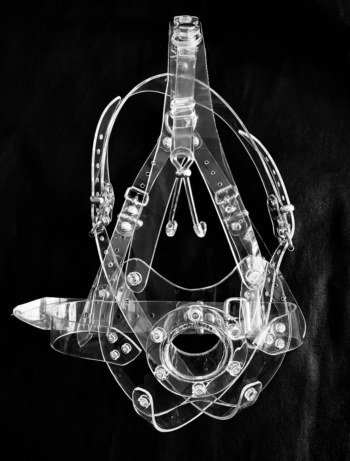 Fully transparent gag