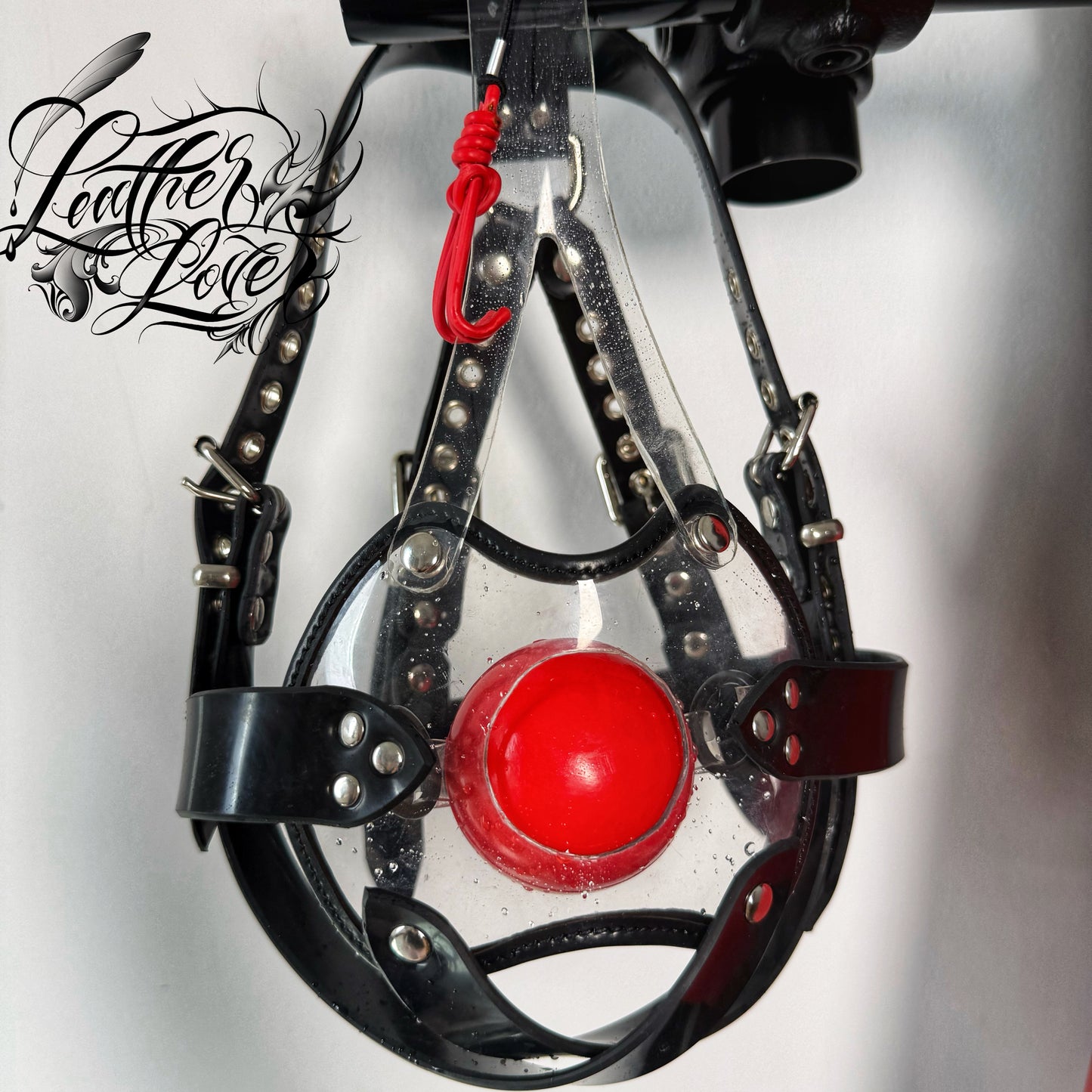 transparent rubber gag