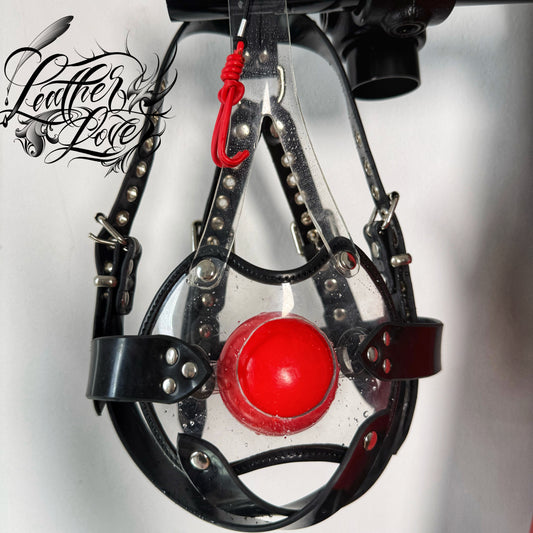 transparent rubber gag